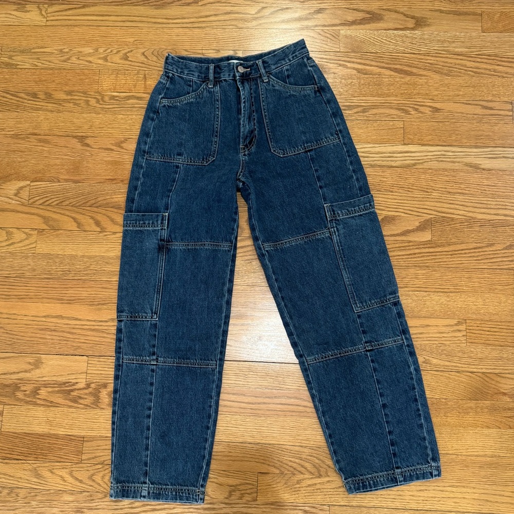 Urban Outfitters BDG High Rise Baggy Cargo Jeans
